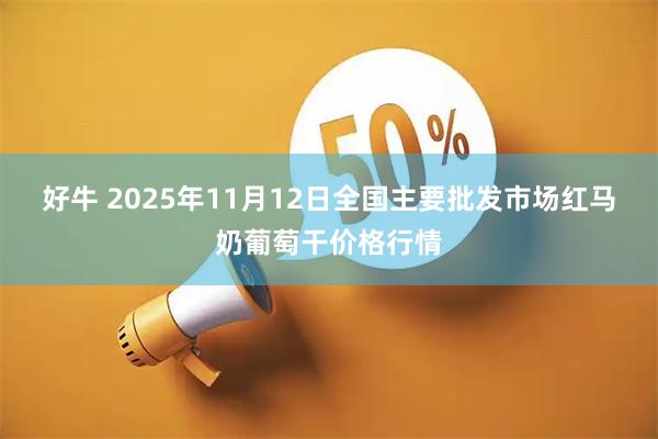 好牛 2025年11月12日全国主要批发市场红马奶葡萄干价格行情